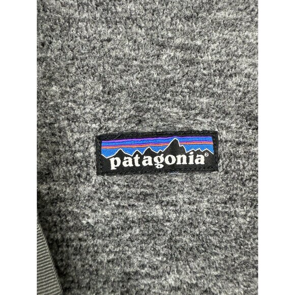 Patagonia Mens Synchilla Marsupial Jacket 1/2 Zip Fleece Pullover Sz Small Gray - Picture 5 of 10